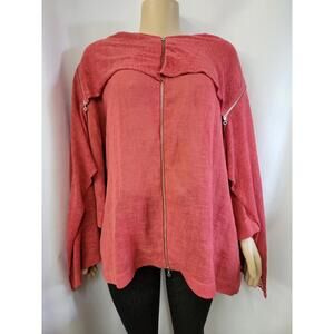 CREA CONCEPT, RARE & BEAUTIFUL Women's orange Tunic Top Sweater 46/US 12 NEW #F